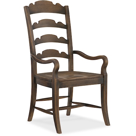 Twin Sisters Ladderback Arm Chair